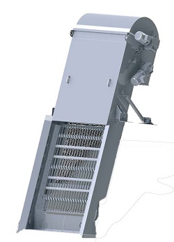 Fine bar-hook screen for mechanical treatment